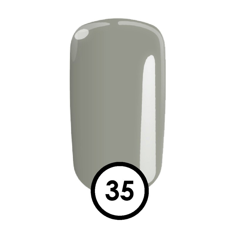 Urban Pro UV color gel 5g - 35 grey shadow, Siva