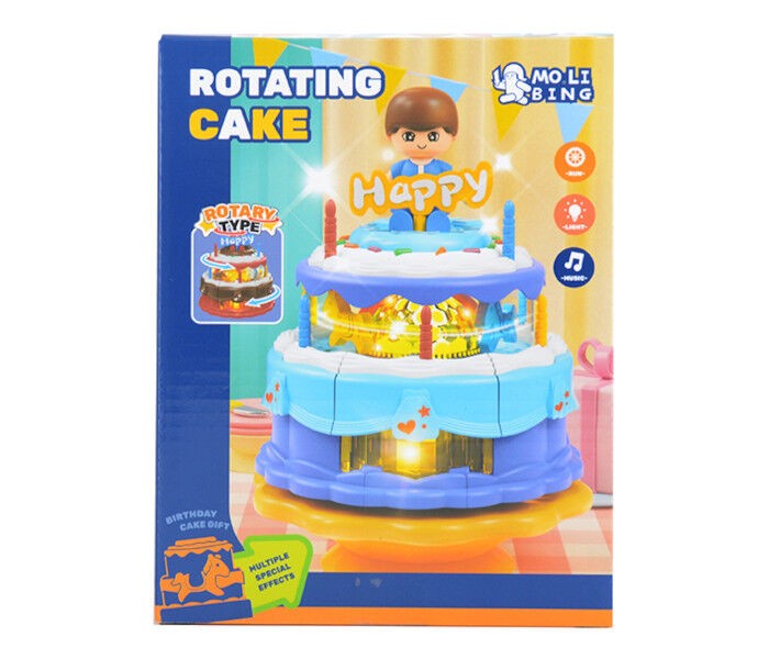 Igračka Rođendanska torta sa svjetlom, Plava