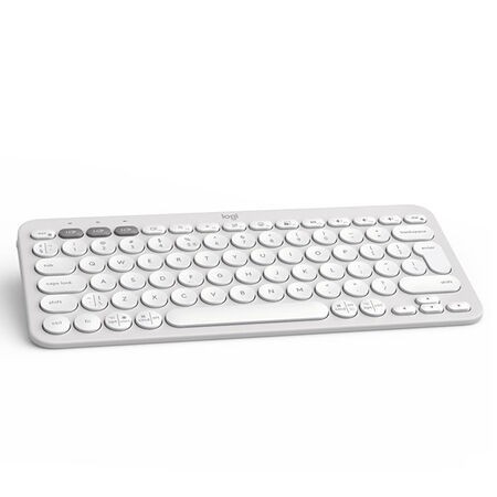 Logitech Tastatura  Pebble Keys 2 K380s Bluetooth Wireless Keyboard (White)