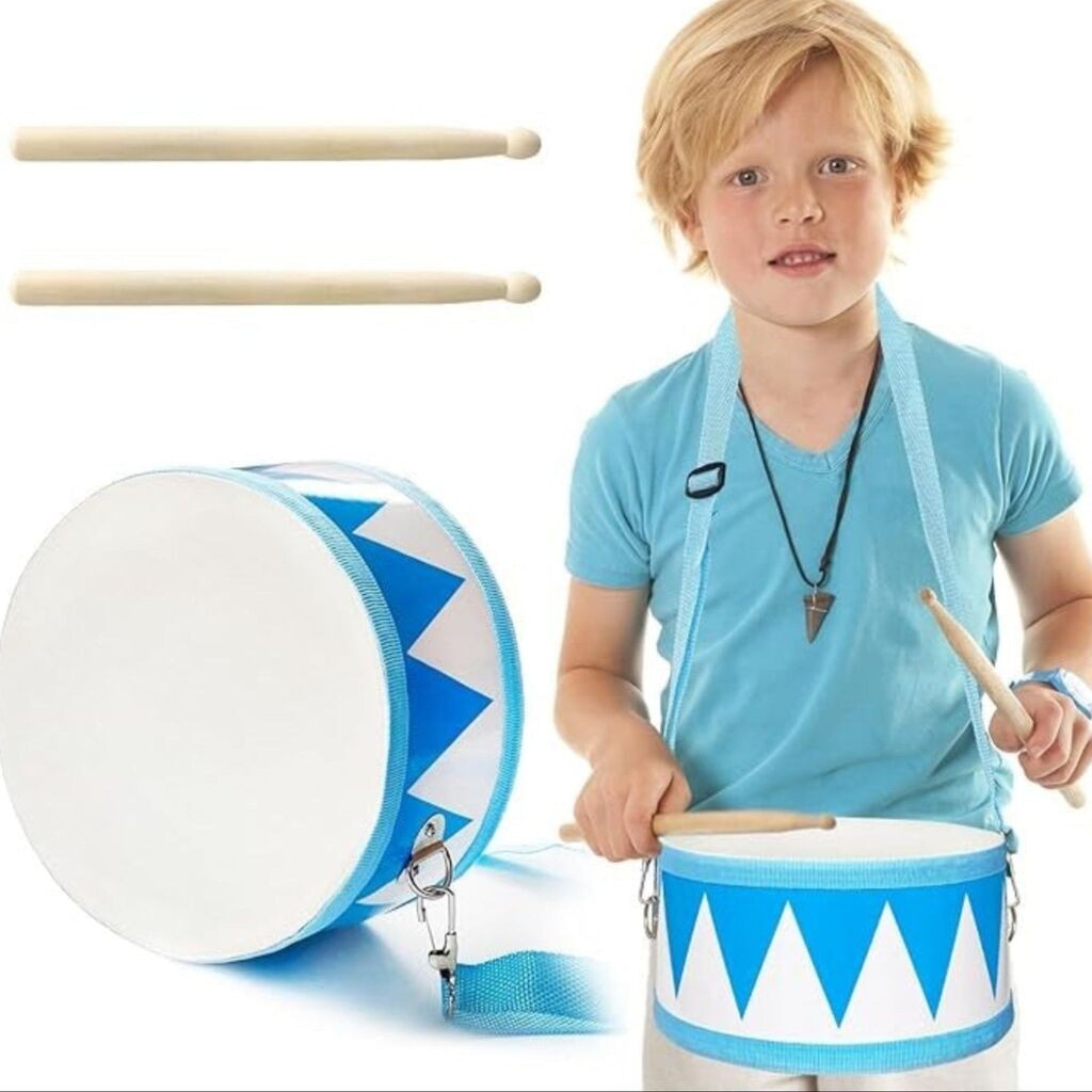 Willberry Drum For Children-Blue