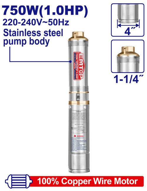 Emtop Potapajuća pumpa Raketa S16675  750W