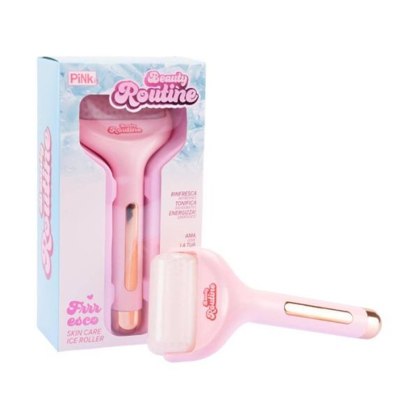 Beauty Routine Roler za masažu lica 50004, Roze