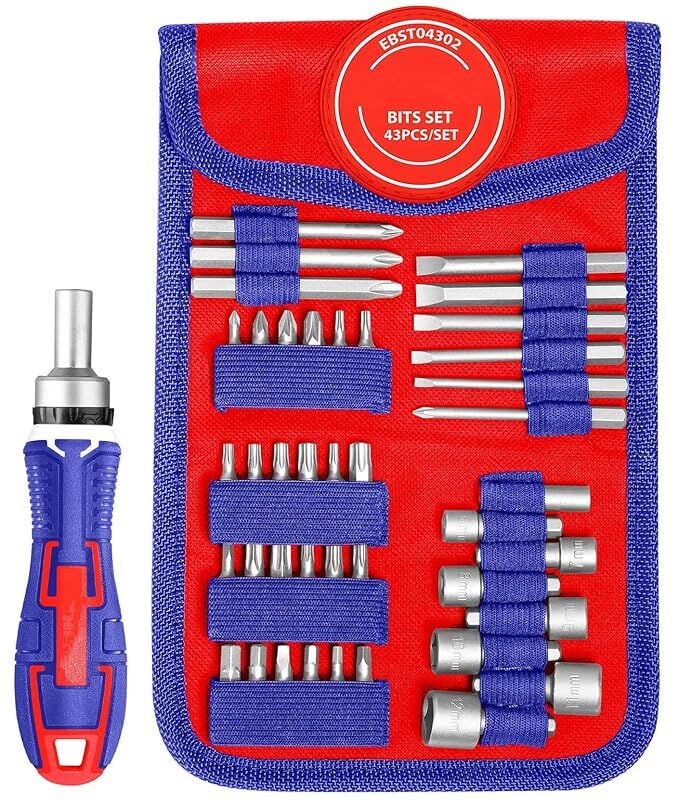 Emtop Set odvijača S16658, 43 komada