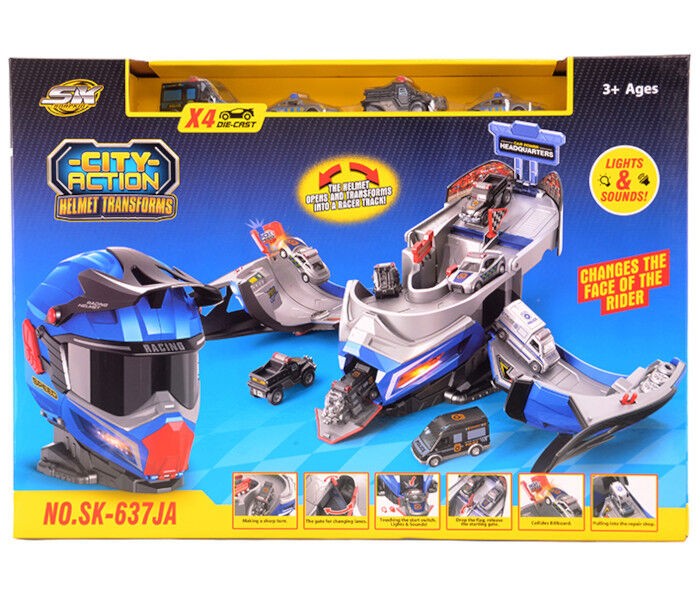 Igračka Kaciga sa automobilima