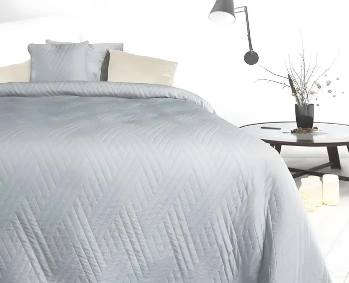 Pokrivac Za Krevet Ultrasonic 160X220Cm Light Gray - 450