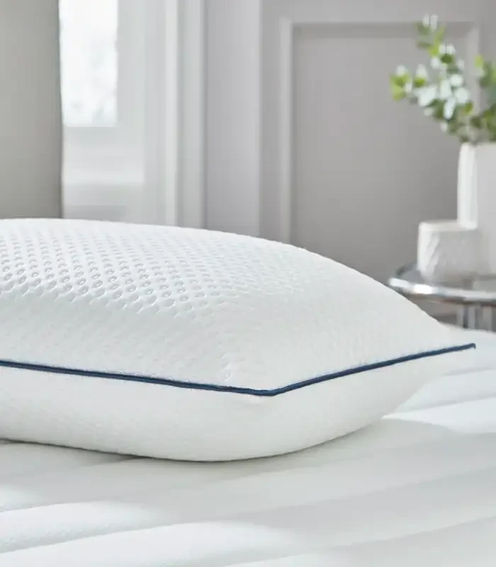 Jastuk Antibacterial Blue Piping 50X70 959