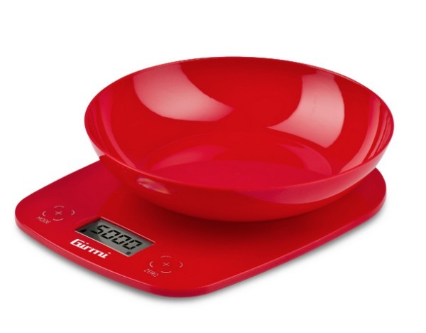 Girmi Kuhinjska Vaga PS0102 Sa Posudom 1Gr/5Kg Red