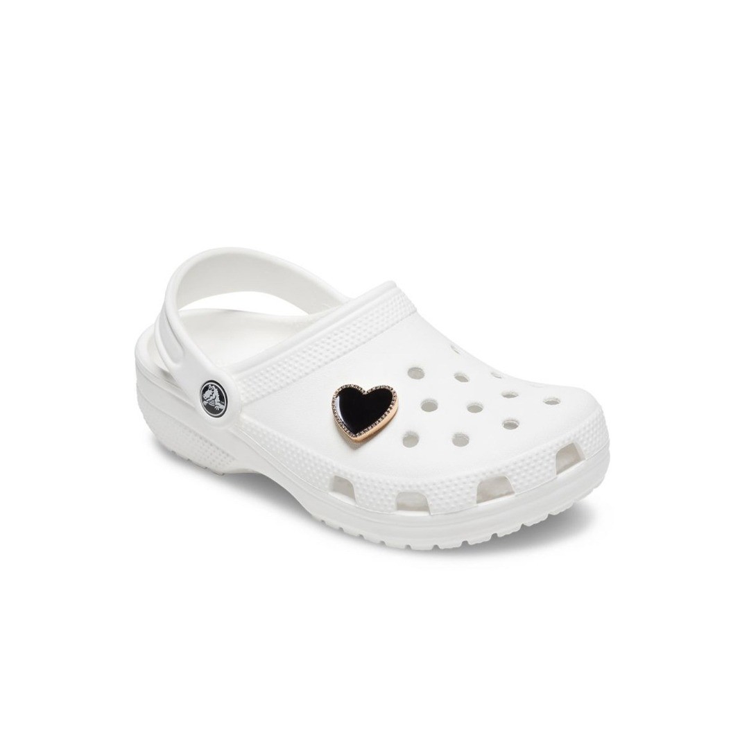 Crocs uniseks ukrasi Dječiji Black Heart, šarene