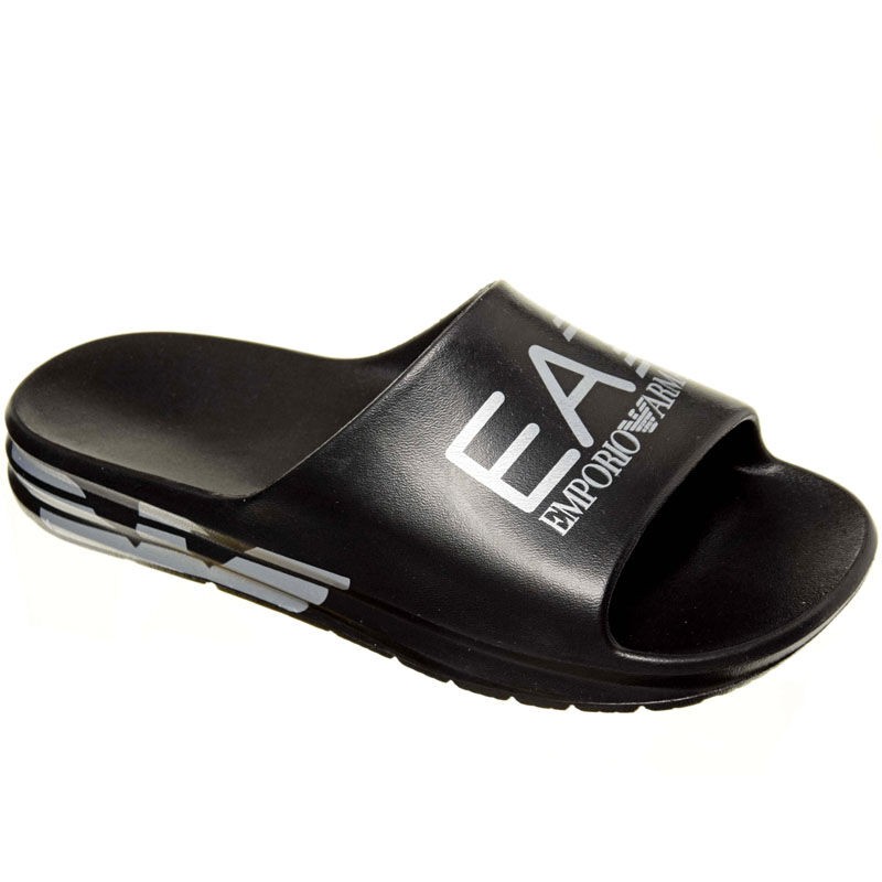 Crne Ea7 Emporio Armani Papuče Water Sports Crusher Distance Slipper U Za Muškarce