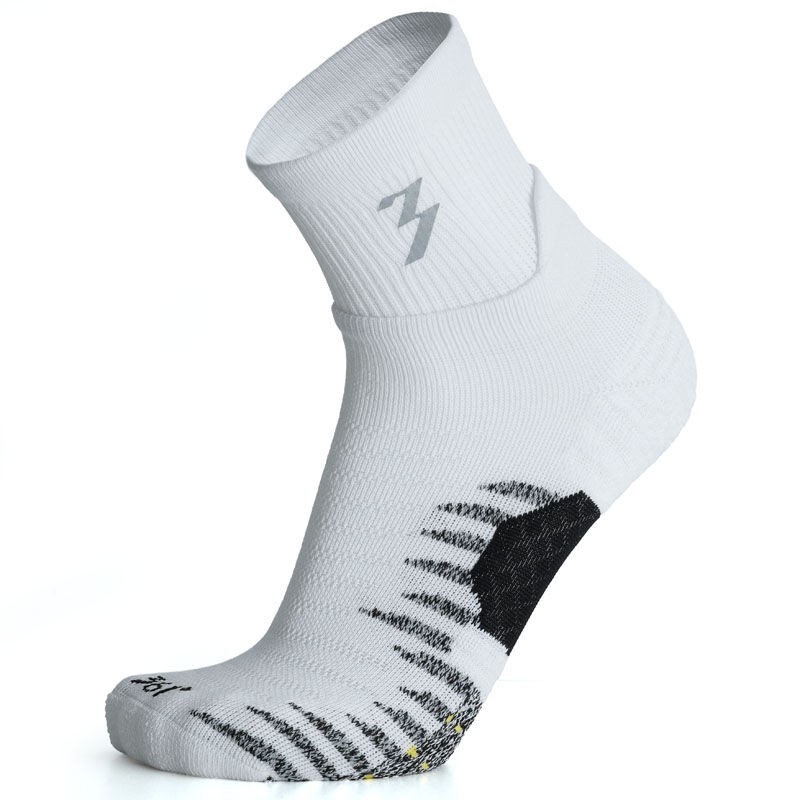 Bijele 361 Degrees Carape Pro Running Mid Socks Unisex