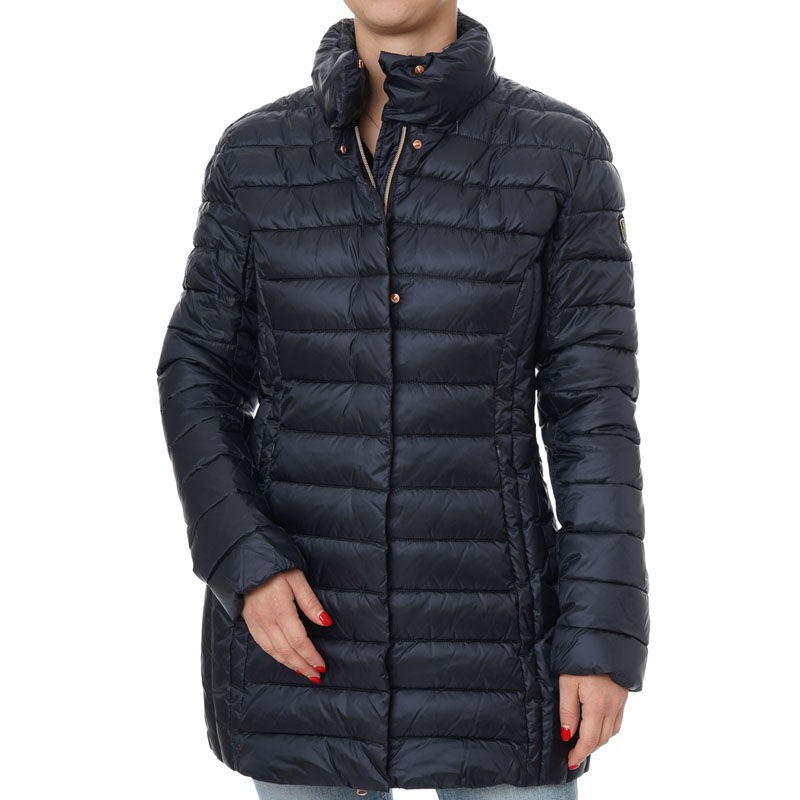 Crna Armani Jakna  Ho Medium Padded Shiny Za Žene