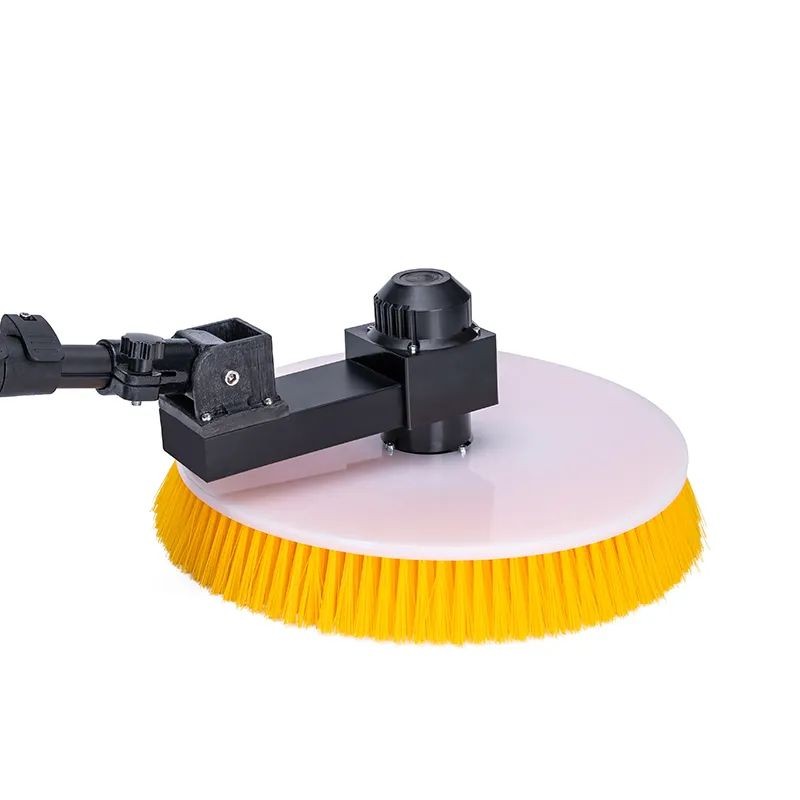 Solar Čistač Solarnih Panela Četka Sa Motorom Na Bateriju, Crna