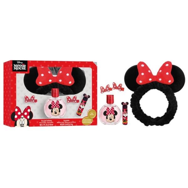 Set Minnie Toaletna Voda 50Ml.+Balzam Za Usne+Šnalice+ Šnala Za Kosu