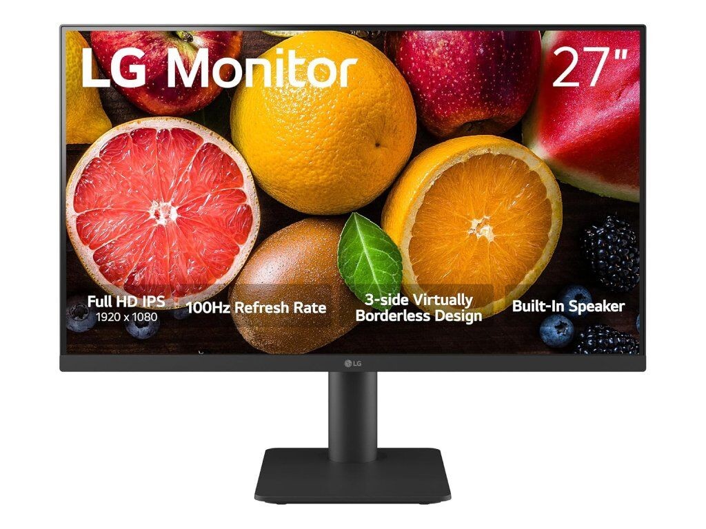 LG LED IPS Monitor 27MS550-B, 27 , FHD 1920 x 1080, 100Hz, 1000:1, 5 ms, HDMI*2, HAS, 2W x 2