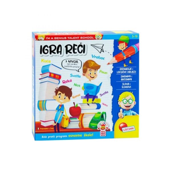 Lisciani Mali Genije Sr Edukativne Igra Reci  Rs100484
