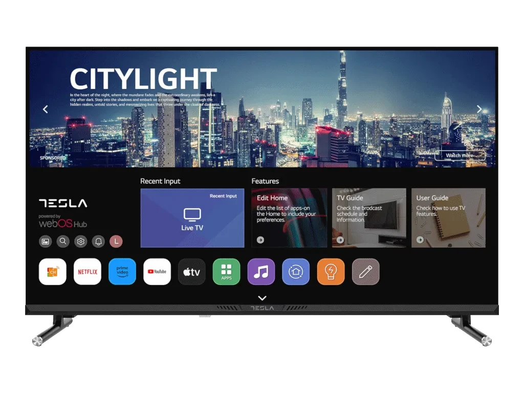 Tesla 32E645BHW LED TV 32  HD ready, WebOS smart, ThinQ AI, Air Play, Miracast,  DVB-T2/C/S2