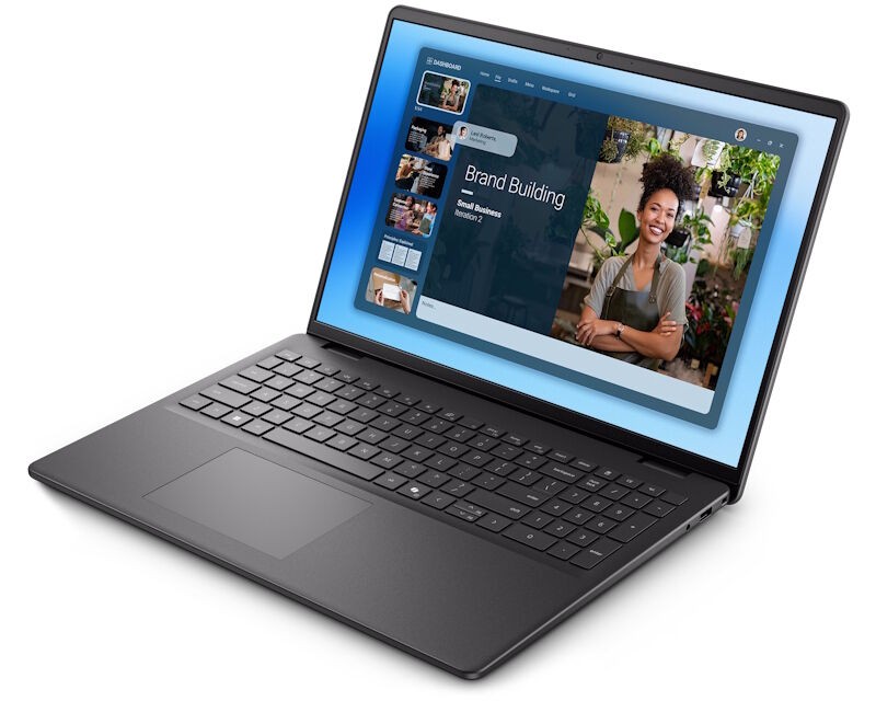 Dell 16 DC16250 16 inch FHD+ 300nits Core 5 120U 16GB 1TB SSD Backlit FP Win11Pro laptop