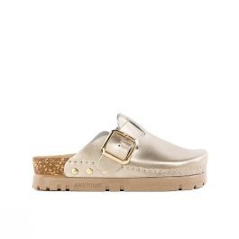 Ženske Klompe Zlatne 36