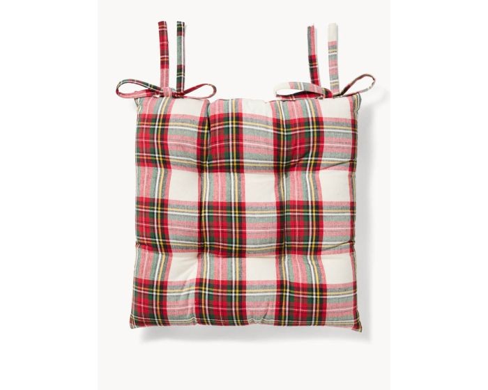 Jastuk Za Stolicu Sa Kariranim Motivom 40X40 Cm