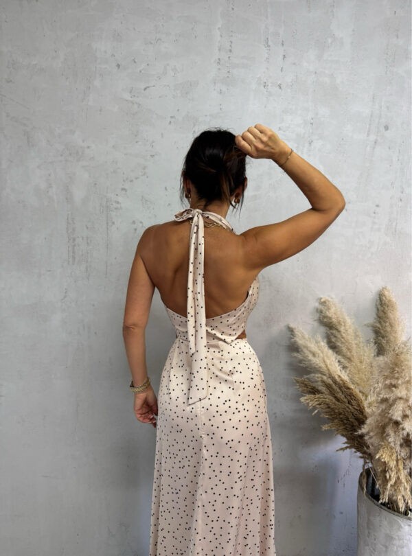 Blondy Nathalie Classy Tufnasta Haljina Rasečenog Struka