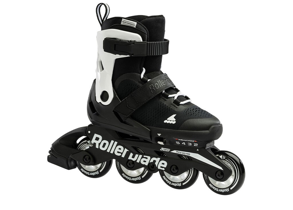 RollerBlade Roleri Podesivi Rollerblade Microblade Black/White - 36,5-40,5