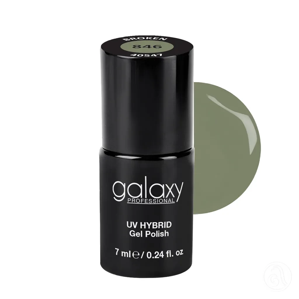 Galaxy Professional Trajni Lak Za Nokte Uv/Led Hybrid 7Ml - Broken S846