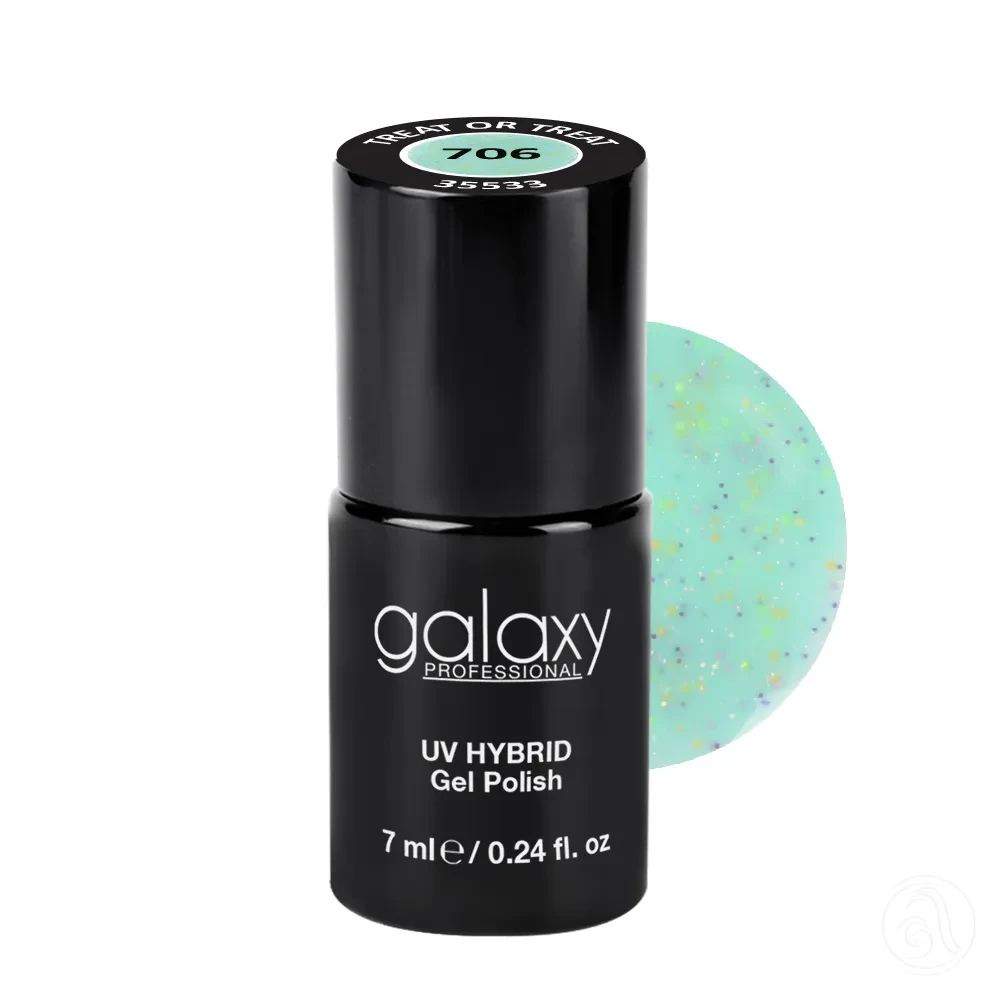 Galaxy Professional Trajni Lak Za Nokte Uv/Led Hybrid 7Ml - Treat Or Treat S706