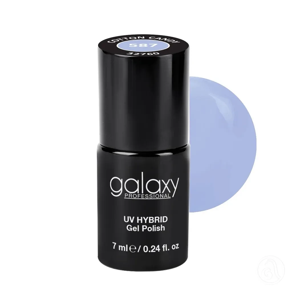 Galaxy Professional Trajni Lak Za Nokte Uv/Led Hybrid 7Ml - Cotton Candy S587