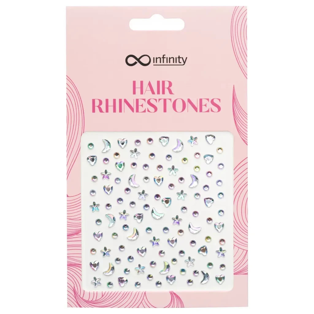 Cirkoni Za Kosu  Srebrni Miks Oblici 108 Kom.