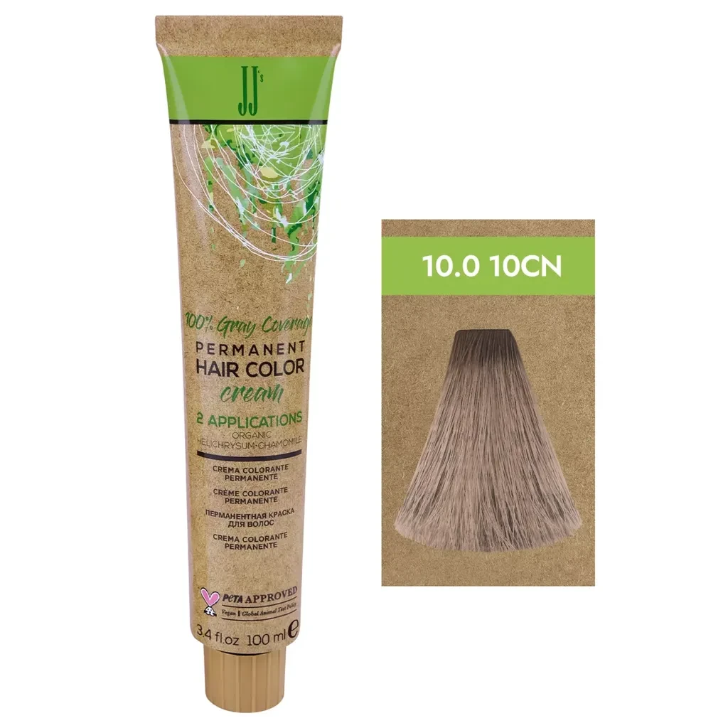 Jj Farba Za Kosu "S Gray Coverage 100Ml - 10.0-10Cn Prirodna Hladna Ultra Svetloplava