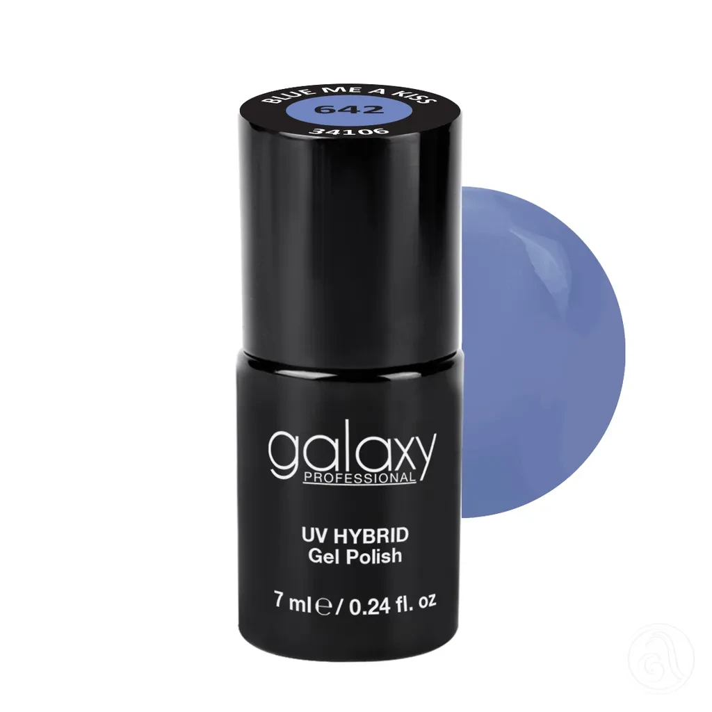 Galaxy Professional Trajni Lak Za Nokte Uv/Led Hybrid 7Ml - Blue Me A Kiss S642