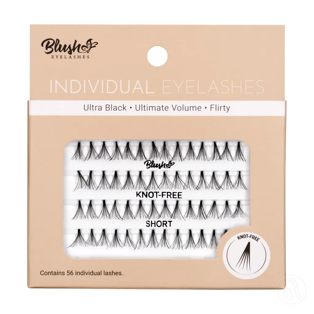 Blush Individualne Trepavice Bez Čvorića - Ultra Black 553