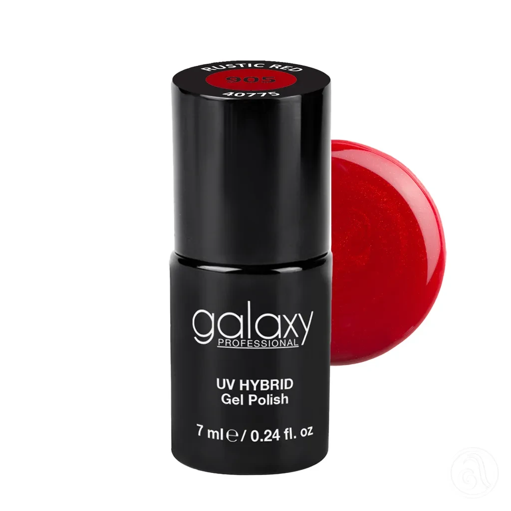 Galaxy Professional Trajni Lak Za Nokte Uv/Led Hybrid 7Ml - Rustic Red S905