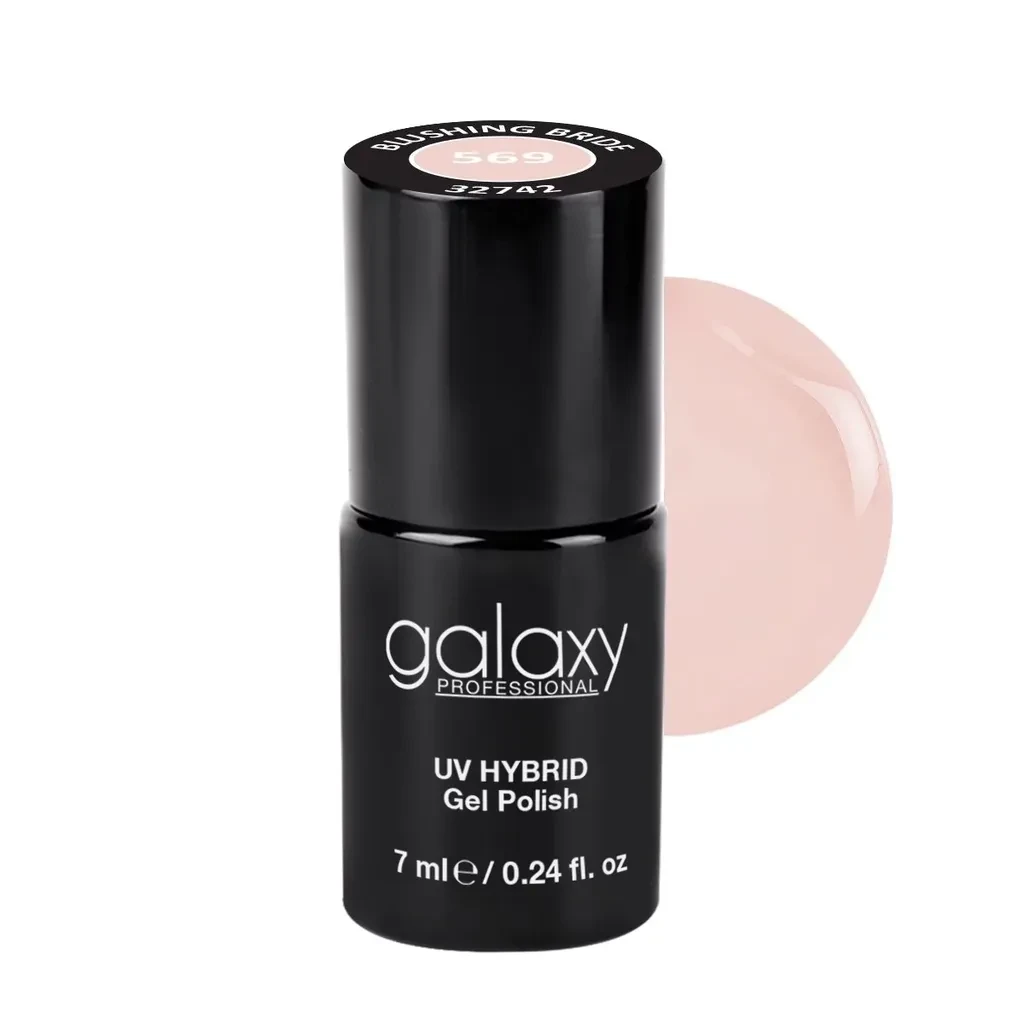 Galaxy Professional Trajni Lak Za Nokte Uv/Led Hybrid 7Ml - Ing Bride S569