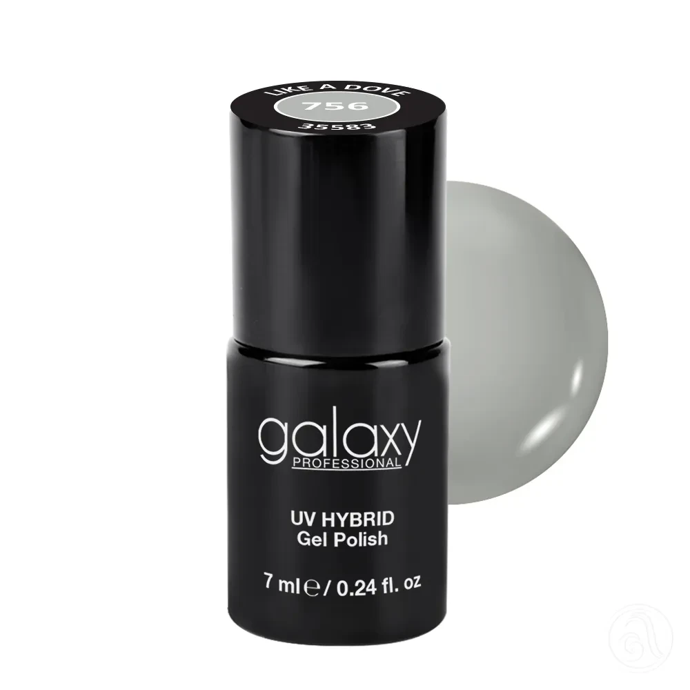Galaxy Professional Trajni Lak Za Nokte Uv/Led Hybrid 7Ml - Like A Dove S756