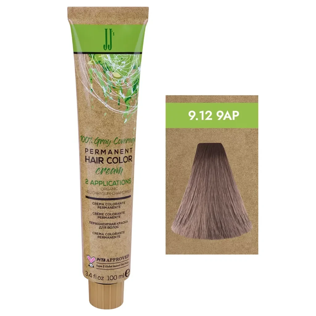 Jj Farba Za Kosu "S Gray Coverage 100Ml - 9.12-9Ap Pepeljasta Biserna Veoma Svetloplava