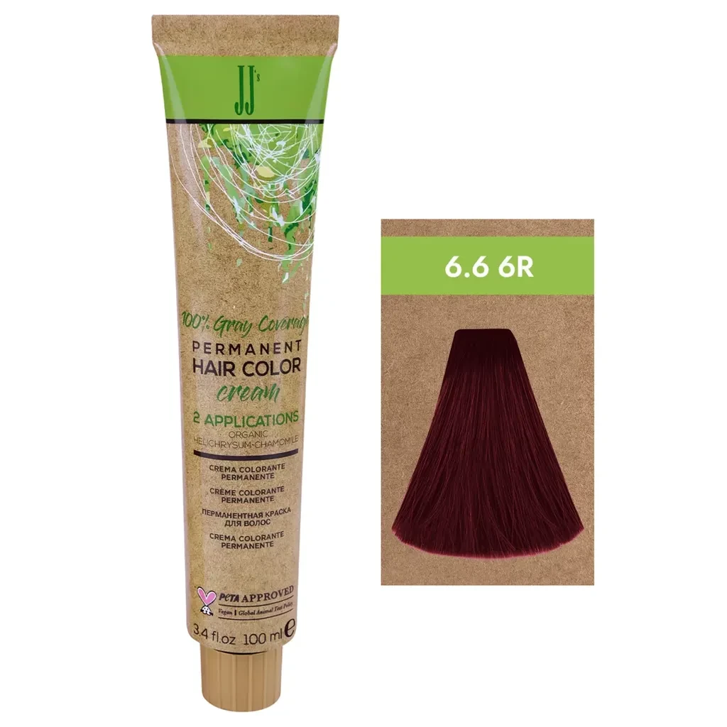 Jj Farba Za Kosu "S Gray Coverage 100Ml - 6.6-6R Crvena Tamnoplava