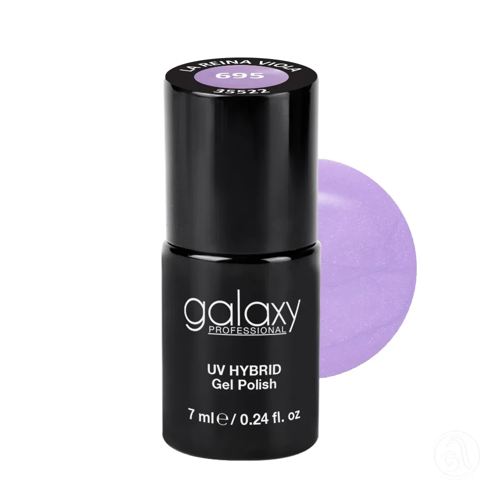 Galaxy Professional Trajni Lak Za Nokte Uv/Led Hybrid 7Ml - La Reina Viola S695