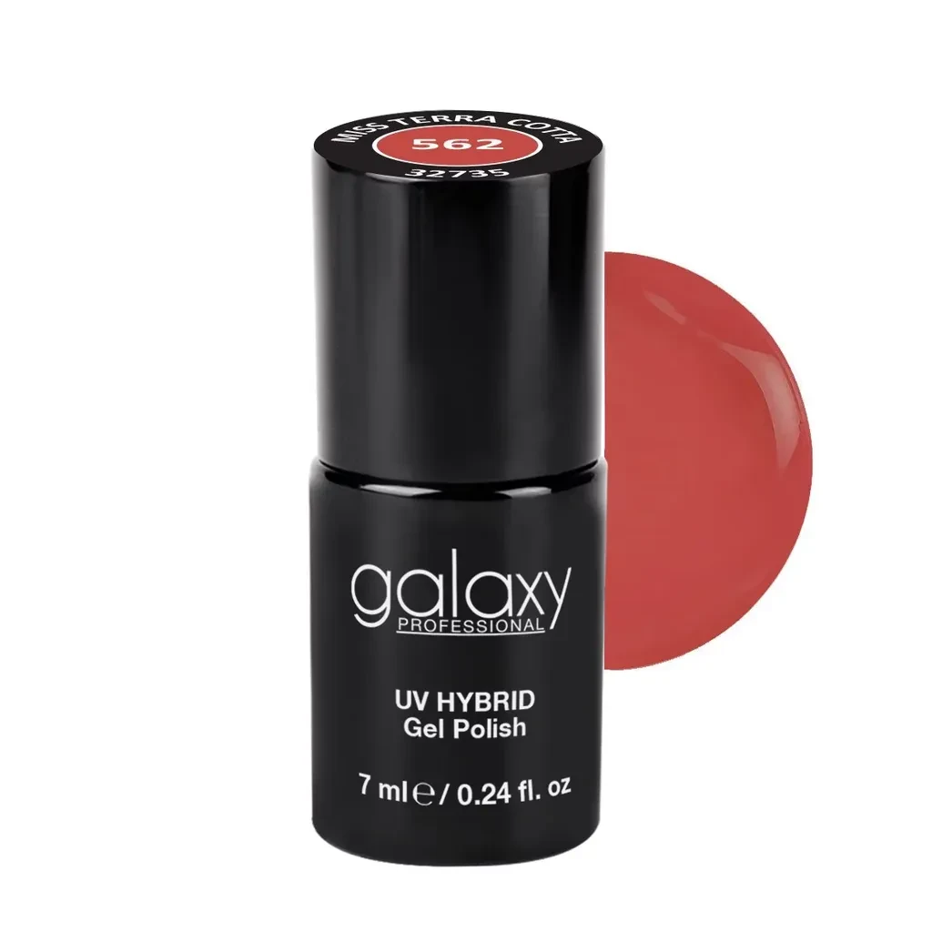 Galaxy Professional Trajni Lak Za Nokte Uv/Led Hybrid 7Ml - Miss Terra Cotta S562