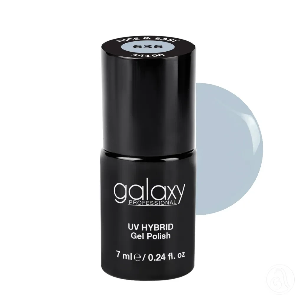 Galaxy Professional Trajni Lak Za Nokte Uv/Led Hybrid 7Ml - Nice & Easy S636