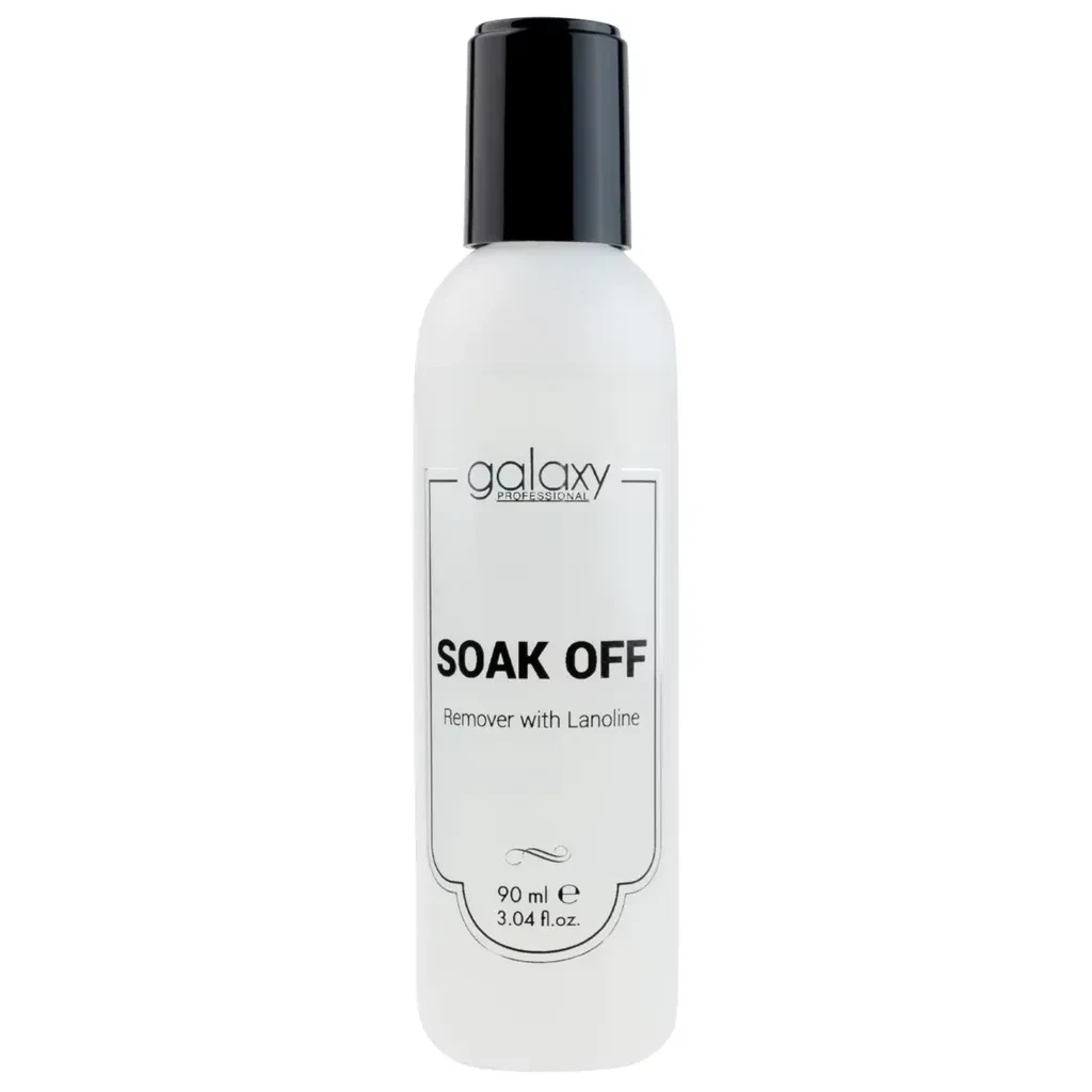 Galaxy Professional Sredstvo Za Uklanjanje Trajnog Laka Sa Lanolinom Soak Off Remover - 90Ml