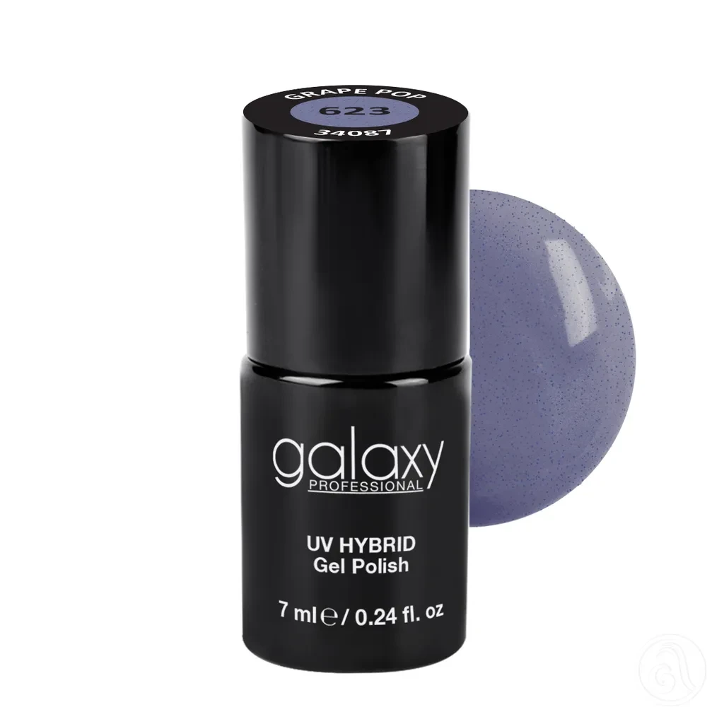 Galaxy Professional Trajni Lak Za Nokte Uv/Led Hybrid 7Ml - Grape Pop S623