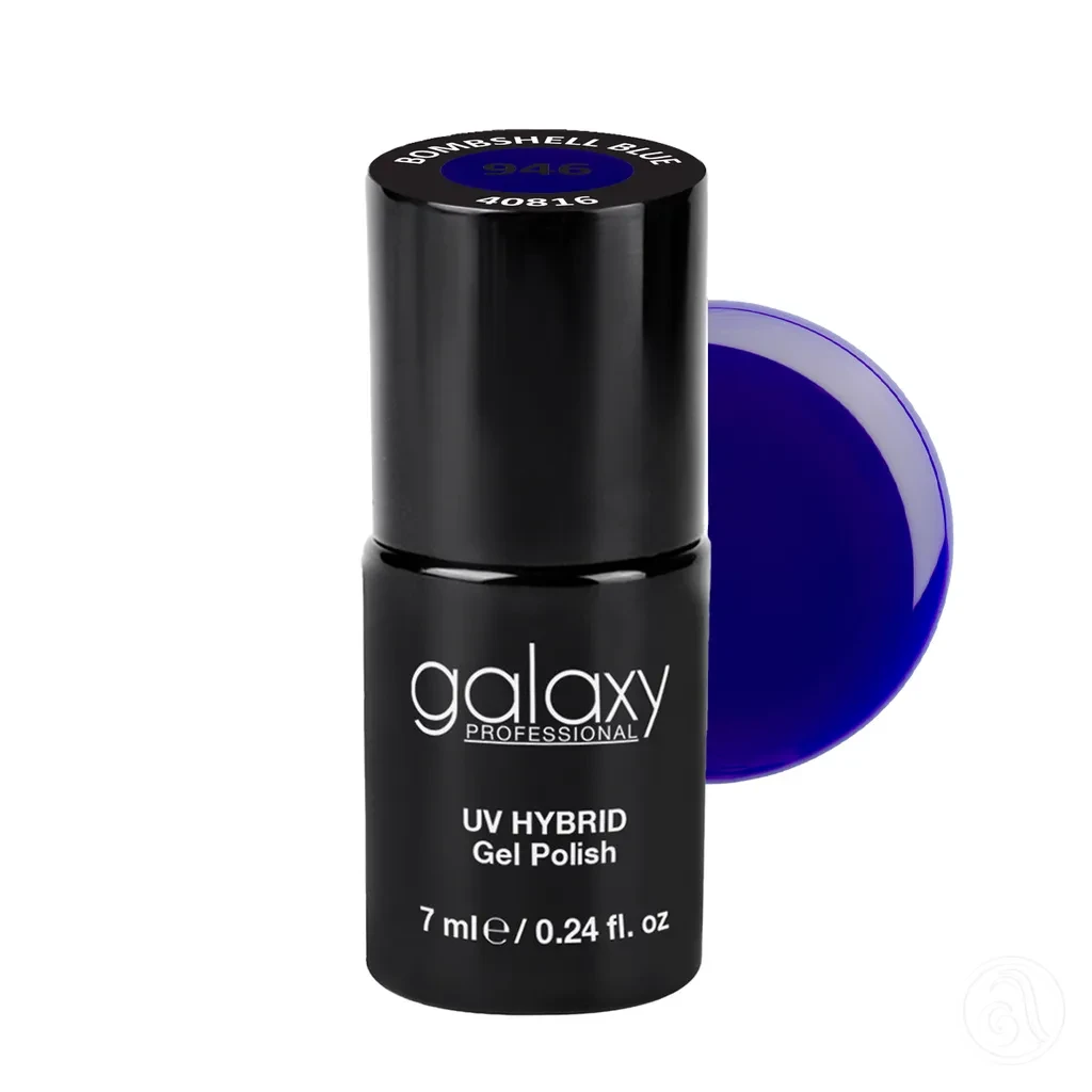 Galaxy Professional Trajni Lak Za Nokte Uv/Led Hybrid 7Ml - Bombshell Blue S946