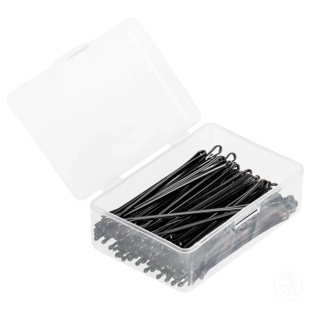 Beauty Design Ravne Ukosnice Za Kosu Crne 100/1