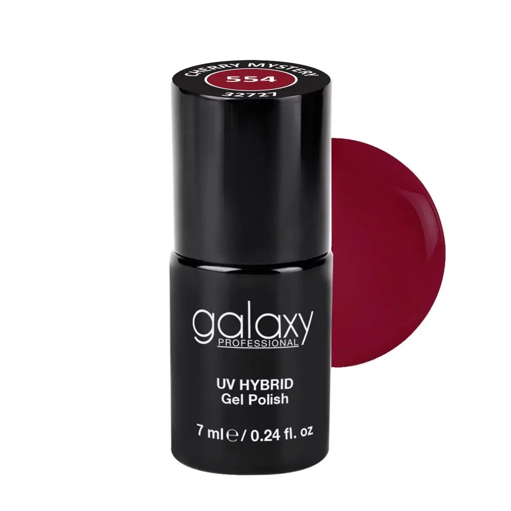 Galaxy Professional Trajni Lak Za Nokte Uv/Led Hybrid 7Ml - Cherry Mystery S554