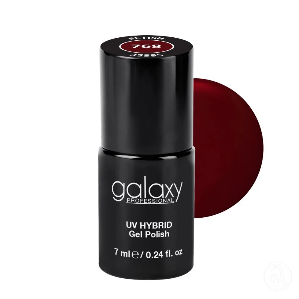 Galaxy Professional Trajni Lak Za Nokte Uv/Led Hybrid 7Ml - Fetish S768