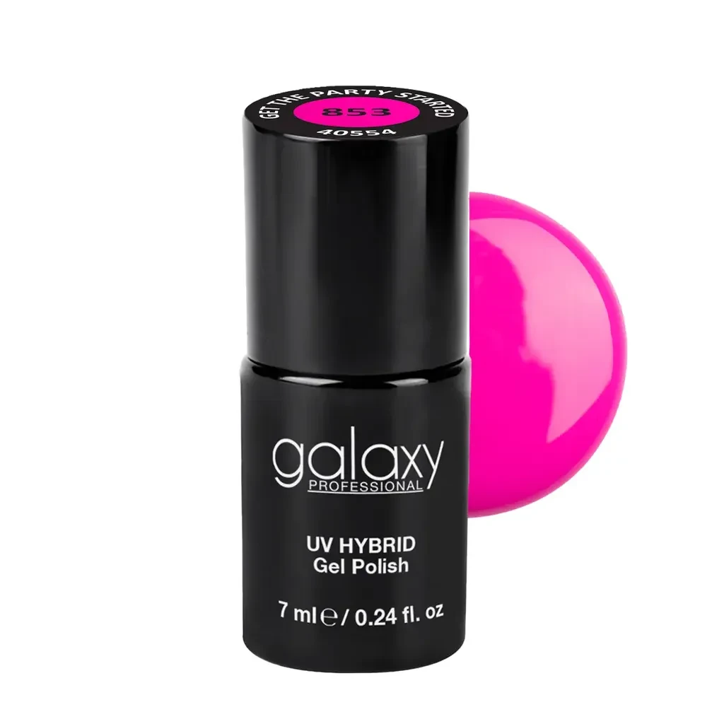 Galaxy Professional Trajni Lak Za Nokte Uv/Led Hybrid 7Ml - Get The Party Started S853