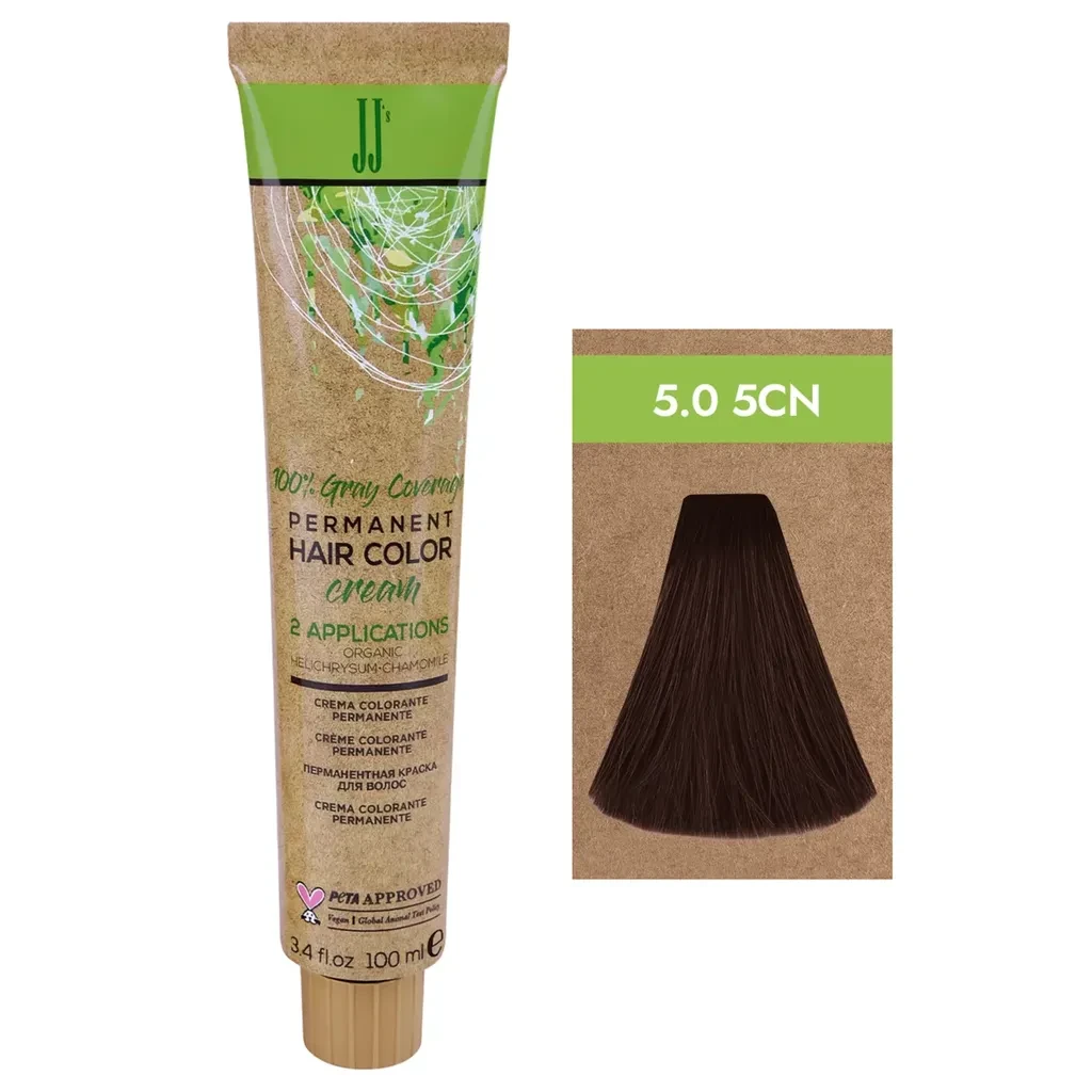 Jj Farba Za Kosu "S Gray Coverage 100Ml - 5.0-5Cn Prirodna Hladna Svetlobraon