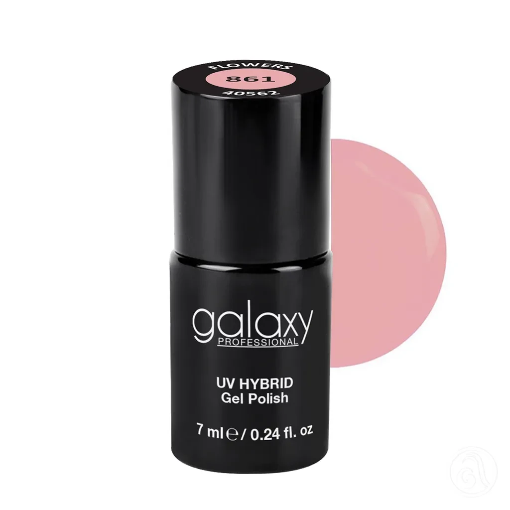 Galaxy Professional Trajni Lak Za Nokte Uv/Led Hybrid 7Ml - Flowers S861