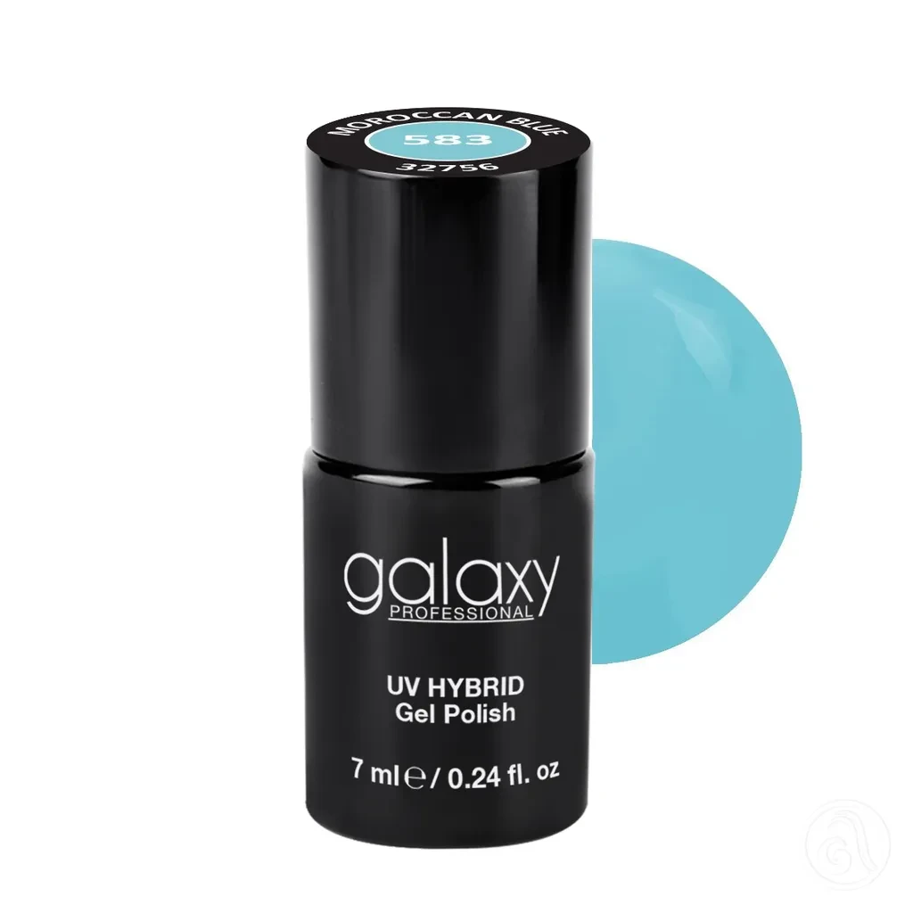 Galaxy Professional Trajni Lak Za Nokte Uv/Led Hybrid 7Ml - Moroccan Blue S583